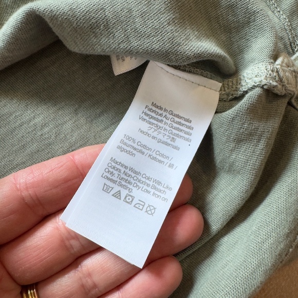 J. Crew Factory Garment-dyed polo shirt • size medium• CJ047 • Quarry Green - Picture 7 of 8